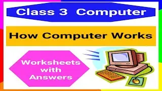 How Computer Works | Class 3 Computer Worksheet | Computer Worksheet for Class 3 with Answer