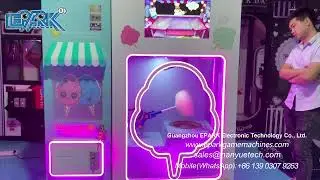 EPARK Automatic Cotton Candy Machine Make Flower Cotton Candy Robot Machine Vending Machines
