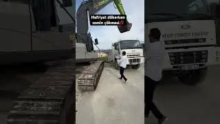 HAFRİYAT D&Ouml;KME VE ZEMİN &Ccedil;&Ouml;KMESİ👍 #shorts #shortvideo #inşaat #hafriyat