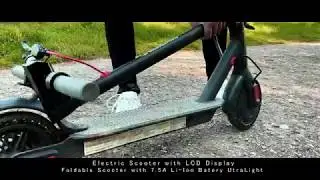 MARKBOARD Electric Scooters 25km/h, Anti-Skid Tire and LCD Screen, by MARKBOARD