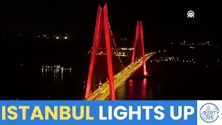 Powerful Tribute: Istanbul Landmark Illuminated for Radiation Oncology Month