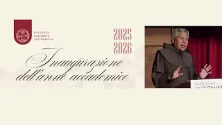 Prof. Agustín Hernández Vidales, “Parole di saluto” all'inaugurazione dell'anno accademico 2025-2026
