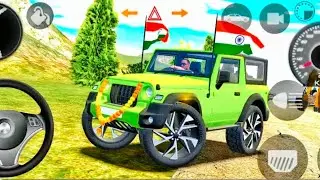 Modified Mahindra Thar 😈Games:Indian Green Thar (Gadi Wala Games) Car Game Android Game - #2026
