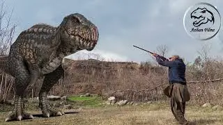 Dinosaur attack🦖 #shorts #youtube shorts #dinosaur shorts #trex attack #jusrassic park #cartoon