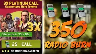 350 RADIO BURN ON X3 PLATINUM CALL IN TWD NO MAN'S LAND!