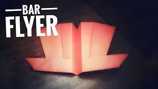 How to make Paper Flyer - a very stable paper glider that flies awesome