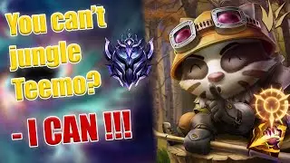 SHOWING OFF MY NEWLY ACQUIRED TEEMO SKIN - jungling in DIAMOND!