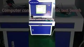 Suncenter hydraulic test bench (computer controlled)#hydraulictestbench #bursttest #pressureholdtest
