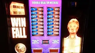 RERUN OF LIVE STREAM. DEAL OR NO DEAL WIN FALL FRUIT MACHINE. WITH COIN MECH ERROR, SOLVED. 