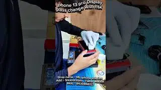 i phone 13 pro broken glass replacement