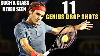 11 Genius Drop Shots By Roger Federer - Satisfying Racquet Touch