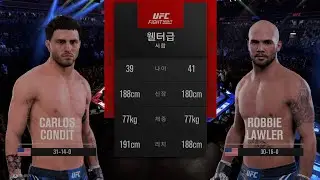 EA SPORTS UFC5 Carlos Condit VS Robbie Lawler