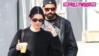 Kendall Jenner & Ben Gorham Stop By Architecture Book Store On Melrose Ave. In West Hollywood, CA