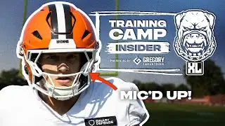 Rookie LB Carson Schwesinger on the show! | Training Camp Insider