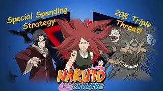 Naruto Online || Special 20K Strategy - Great Plates/ Fuku: Kakuzu. Edo Itachi. Kushina.