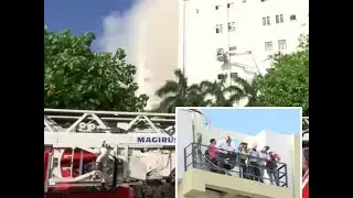 Massive fire breaks out at MTNL building in Mumbai&rsquo;s Bandra, no injuries reported
