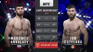 MАГАМЕД АНКАЛАЕВ VS LON CUTELABA UFC 254