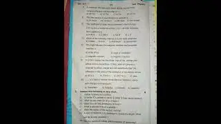 Second Semester class 11th Physics Question paper 2024-25