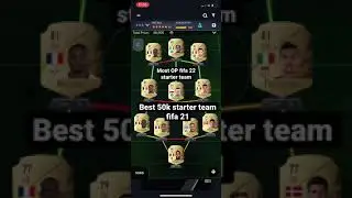 Best FIFA 22 starter team!! #shorts #xbox