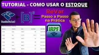 ReVar B3 e Receita Federal - Como Funciona Estoque A&ccedil;&otilde;es e Fiis na Pr&aacute;tica ! Vale a Pena Usar ?