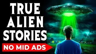 🛑 NO MID ADS 🛑 True Alien & UFO Encounter Stories For Sleep | Rain Sounds | Black Screen Vol. 2