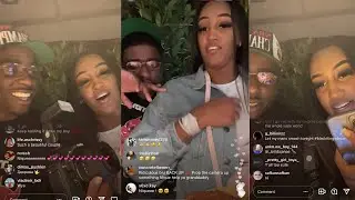 Dwayne Bacon & Nique in France on IG Live (10.27.21)