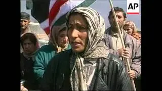 INGUSHETIA: CHECHEN REFUGEES PROTEST