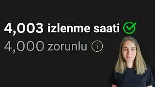Youtube 4000 İzlenme Saatine Nasıl Ulaşılır? | Para Kazanmayı A&ccedil;tır!