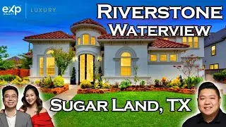 RARE $1.45 MILLION DOLLAR LUXURY PROPERTY WATERVIEW POOL RIVERSTONE SUGAR LAND TX GATED COMMUNITY