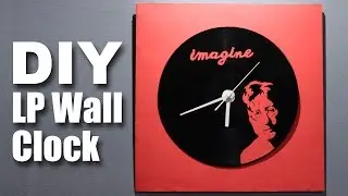 How to make a DIY LP Wall Clock | John Lennon Special
