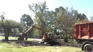 Angier House Demolition by NC Dumpster