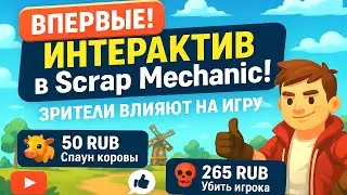 🛠️ Scrap Mechanic: ИНТЕРАКТИВ! Влияй на игру прямо сейчас! 👇