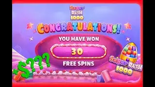 INSANE SUGAR RUSH BONUS SAVES OUR BALANCE!!!