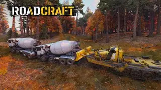 RoadCraft PS5 #92 |Pęknięcie tamy| Zalewamy tamę betonem na amen.