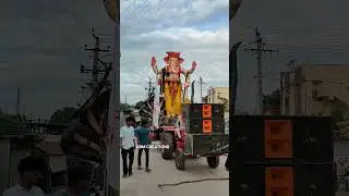 నిమజ్జనానికి బయలుదేరుతున్న గణపతి😭😭