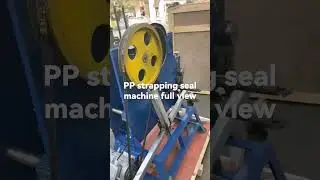 Full view of PP strapping seal machine to Peru(WhatsApp+18621323471) (WA:+8618621323471)
