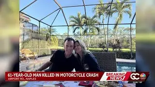 61-year-old man killed in motorcycle crash along Airport Pulling Road in Collier County