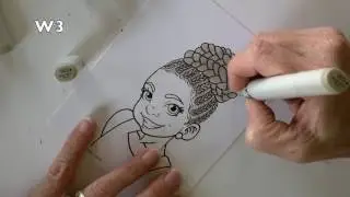Coloring Braids with Copic Markers - Part 1
