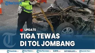 🔴LAKA MAUT WULING TABRAK FUSO DI TOL JOMBANG, Wuling Remuk Terjepit, Tiga Orang Tewas