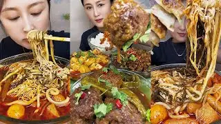 Level Pedas Maksimal Mukbang Asmr Mie Lebar, Tahu Pedas & Dimsum Makecoh Yummy Penuh Tantangan