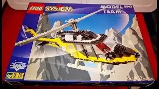 Awesome Lego 5542 Black Thunder Model Team Helicopter Set from 1998!!  Piece Tour / Build / Overview
