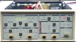 Stanford Research Systems SR560 Low-noise voltage amplifier repair project