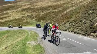 Old Farts Climbing Upper Col d' Aubisque. Pyrenees 2022 (JP)