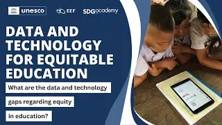 What are the data and technology gaps regarding equity in education?