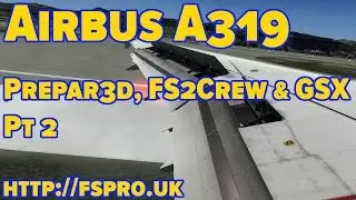 Aerosoft Airbus A319 | Landing at Nice C&ocirc;te d'Azur | Prepar3d | FS2Crew | GSX