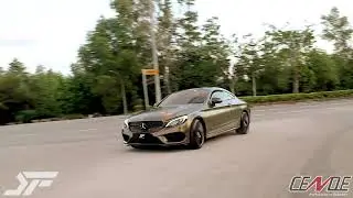 Mercedes C300 Coupe Installed Cende Full exhaust system