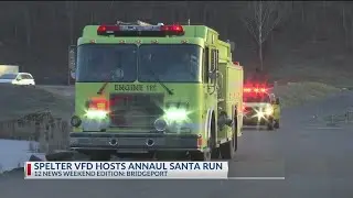 Spelter VFD hosts annual Santa Run through neighborhoods