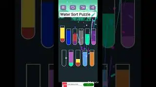 Water Sort Puzzle Gameplay | Color Sorting Challenge 🎨🧪 #shorts