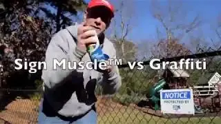Sign Muscle&trade; Anti Graffiti & Protective Coating For Signs