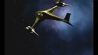 Blender space ship animation